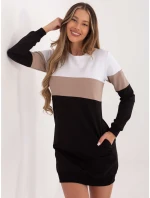 Šaty RV SK 5869.04 bílo-černé