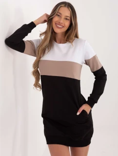 Šaty RV SK 5869.04 bílo-černé