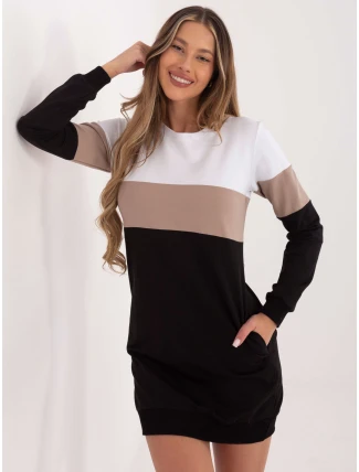 Šaty RV SK 5869.04 bílo-černé