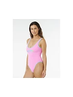 Dámský kostým RIP CURL Surf Puff 1 Piece, růžový