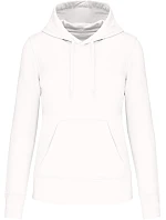 Kariban K 4028 Dámská eco-friendly mikina s kapucí 20.4028 white