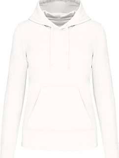 Kariban K 4028 Dámská eco-friendly mikina s kapucí 20.4028 white