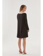 Monnari Mini šaty Classic Black Dress Multi Black
