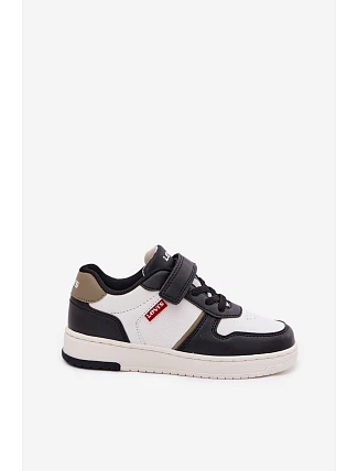 Dětské tenisky na suchý zip LEVI'S KICK SE VIRV0152S Bílomodré Dětské tenisky na suchý zip LEVI'S KICK SE VIRV0152S Bílomodré