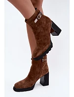 Zateplené kozačky z přírodního semiše Vinceza 91172 Camel Zateplené kozačky z přírodního semiše Vinceza 91172 Camel