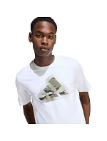 Pánské tričko adidas Camo Modern Logo Graphic T-shirt white JZ7493 pánské