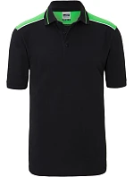 Daiber JN 858 Pánské pracovní piqué polo - Color 02.0858 black/lime green Daiber JN 858 Pánské pracovní piqué polo - Color 02.0858 black/lime green