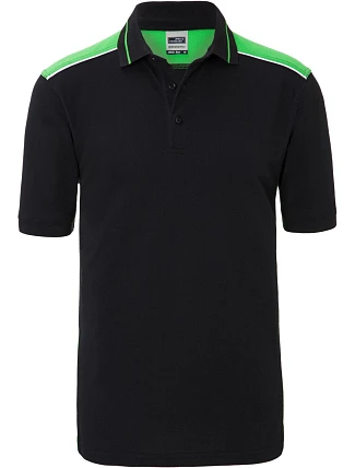 Daiber JN 858 Pánské pracovní piqué polo - Color 02.0858 black/lime green Daiber JN 858 Pánské pracovní piqué polo - Color 02.0858 black/lime green