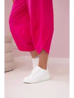 Bavlněná mikina kalhoty set  fuchsie