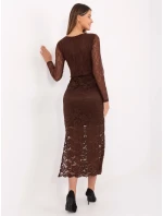 Sukně MI SD G9137.16P hnědá