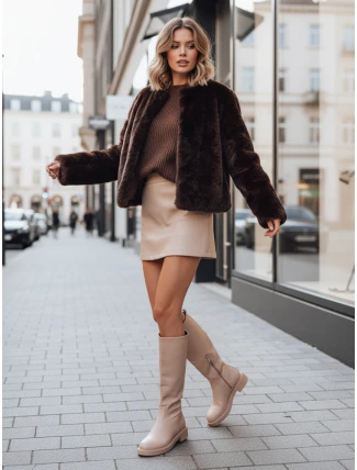 FashionStreet béžové dámské boty ZY1271