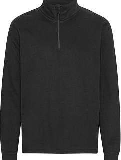 Neutral O 73701 Mikina z bio bavlny s 1/4 zipem 77.3701 black