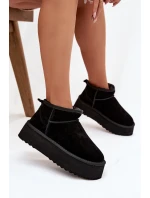 Ženské sněhule z přírodního semiše černé Mairene Ženské sněhule z přírodního semiše černé Mairene