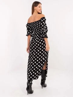 Šaty LK SK 510095 1.28 černobílé