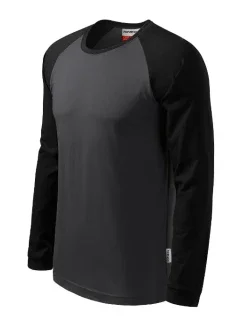 Street LS triko unisex ebony gray