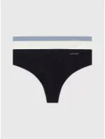 Dámská tanga 3Pack 000QD3558E NP0 vícebarevné - Calvin Klein