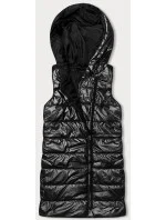 Černá dámská vesta s asymetrickým zipem (16M9117-392) Černá dámská vesta s asymetrickým zipem (16M9117-392)