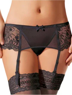 Podvazkový pás  032 black - EWANA