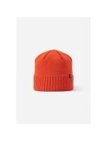 Dětská zimní čepice Reima Kalotti Red Orange Junior z certifikované vlny oranžové barvy (5300232A-2820)