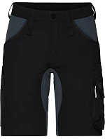 Daiber JN 1811 Pracovní elastické bermudy "Slim Line" 02.1811 black/carbon Daiber JN 1811 Pracovní elastické bermudy "Slim Line" 02.1811 black/carbon
