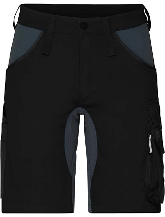 Daiber JN 1811 Pracovní elastické bermudy "Slim Line" 02.1811 black/carbon Daiber JN 1811 Pracovní elastické bermudy "Slim Line" 02.1811 black/carbon