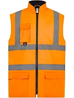 Yoko HV 005 Hi-Vis polstrovaná vesta 79.V005 hi vis orange Yoko HV 005 Hi-Vis polstrovaná vesta 79.V005 hi vis orange