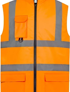 Yoko HV 005 Hi-Vis polstrovaná vesta 79.V005 hi vis orange