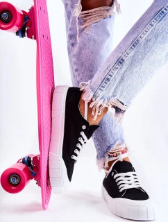 Dámské Tenisky na platformě Černá Comes