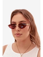 Dámské sluneční brýle s UV filtrem tmavě růžové