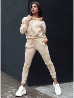 TRENDHOOD dámská krémová mikina s kapucí FashionStreet BY1308