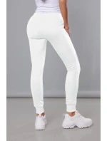 Bílé teplákové kalhoty (CK01-1)