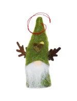 VÁNOČNÍ DEKORACE PŘÍVĚSEK 9CM ZELENÝ MICKEY