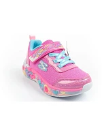Skechers S Lights LED dětská sportovní obuv na suchý zip pro dívky