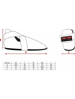 TOP TEN OSTT-PU "SUPERLIGHT PRISM" chrániče nohou (schváleno WAKO)