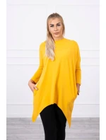 Hořčicová mikina na kolo s potiskem Hořčicová mikina na kolo s potiskem