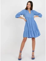 Šaty D73761M30214C modré Šaty D73761M30214C modré