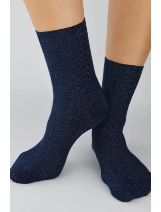 PONOŽKY BEZ TLAKU ŽEBROVANÝ LUREX SB075 PONOŽKY BEZ TLAKU ŽEBROVANÝ LUREX SB075