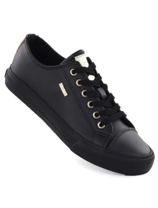 Dámské nízké tenisky z eko kůže bílé Big Star RR274749