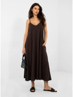 RV SK šaty A1088.29 tmavě hnědé RV SK šaty A1088.29 tmavě hnědé