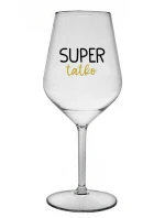 SUPER TÁTA - priehľadný nerozbitný pohár na víno 470 ml SUPER TÁTA - priehľadný nerozbitný pohár na víno 470 ml