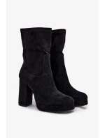 Boty na podpatku model 218499 Step in style Boty na podpatku model 218499 Step in style