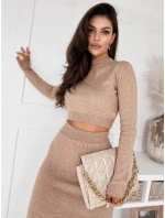 Dámský set 2 v 1 ALLURE camel FashionStreet AY0962