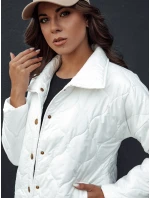 Dámská prošívaná přechodová bunda RATIA ecru FashionStreet TY4526