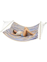 ZAHRADNÍ HOUPACÍ SÍŤ PRO 2 OSOBY 200X150CM S TYČÍ 1052717