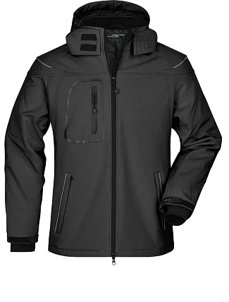 Daiber JN 1000 Pánská 3-vrstvá zimní softshellová bunda 02.1000 black