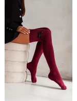 Bavlněné ponožky s mašlí 0774