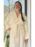 Dámský župan dlouhý s kapucí Pláž Dámský župan dlouhý s kapucí Pláž