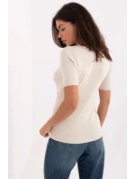 Svetr s krátkým rukávem  model 217605 Factory Price