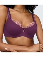Dámská podprsenka Wild Gardenia Florale W01 - PURPLE fialová 0049  - TRIUMPH
