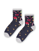 Ponožky Steven art.136 Świąteczne damskie 35-40